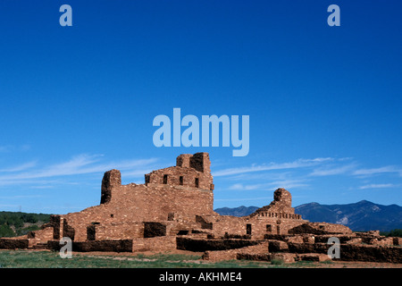 Salinal Pueblo Missionen Nationaldenkmal Abo Ruinen New Mexico San Gregorio de Abo Spanisch kolonialen Missionskirche Stockfoto