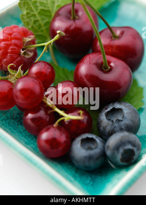 English ripe soft summer fruits editorial food Stockfoto