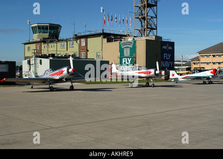 1950er Jahre russische YAK Initial Flugausbildung Flugzeuge. Stockfoto