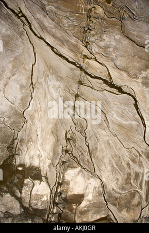 Antenne des abstrakten Landschaft im Owens Valley Kalifornien USA Stockfoto