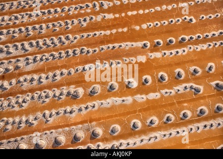 Antenne des Alkalis Wohnung in Owens Valley Kalifornien USA Stockfoto