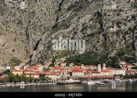 Montenegro, Adria-Küste, Kotor Altstadt von der UNESCO als Weltkulturerbe klassifiziert Stockfoto