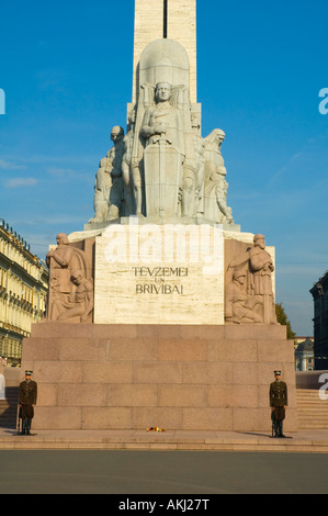 Freedom Monument zentralen Riga Lettland EU Stockfoto