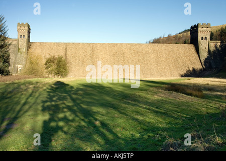 Derwent Damm, Derbyshire, England Stockfoto