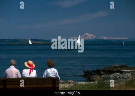 Haro Strait Victoria British Columbia Stockfoto