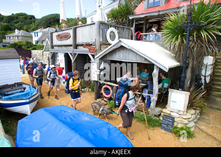 Steephill Cove Boat House Restaurant Stockfoto