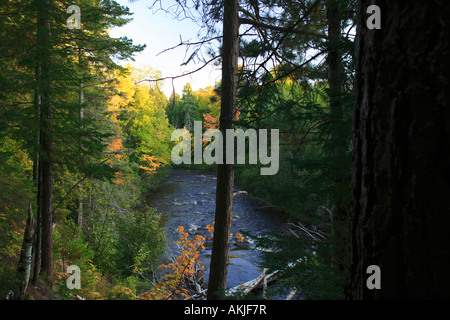 Zwei Nerven Fluss Michigan s obere Halbinsel Stockfoto