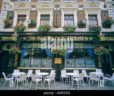 Die Sherlock Holmes Pub Central London England Stockfoto