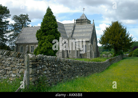 St Michaels Pfarrei Kirche Seenplatte Cumbria Stockfoto