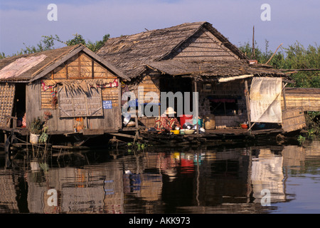 Prek Toal schwimmenden Dorf Tonle Sap-Kambodscha Stockfoto