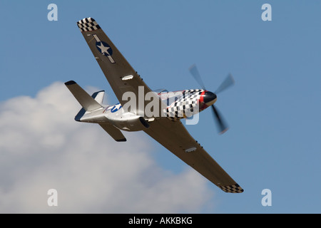 North American P51 Mustang Kämpfer Stockfoto