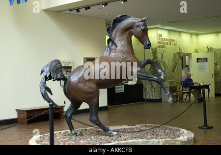 Statue des berühmten Pferd im Kentucky Horse Center in Lexington KY USA Stockfoto