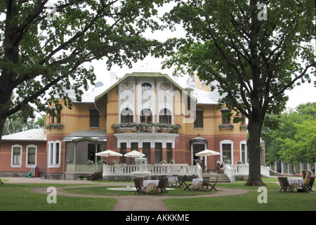 Pärnu-Estland - Ammende Villa Restaurant und Hotel im Jugendstil Stil in Pärnu, der Sommerhauptstadt Estlands Stockfoto