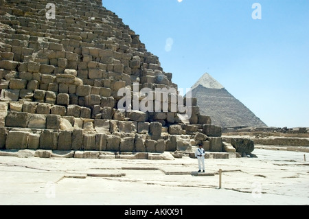Pyramiden von Ghiza Kairo Ägypten Stockfoto