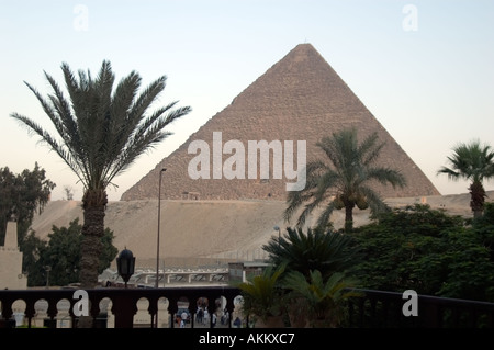 Pyramiden von Ghiza Kairo Ägypten Stockfoto