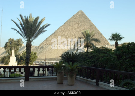 Pyramiden von Ghiza Kairo Ägypten Stockfoto