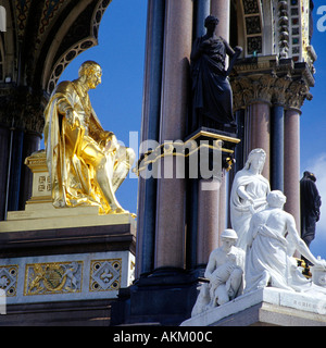 Albert Memorial Hyde Park London England UK Stockfoto