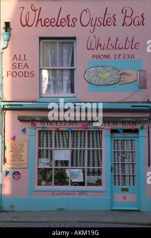 Wheelers Oyster Bar Whitsatble Kent England außen gedreht Stockfoto