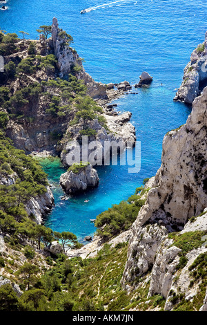Calanques bei Marseille, Sugiton. Provence, Frankreich. Stockfoto