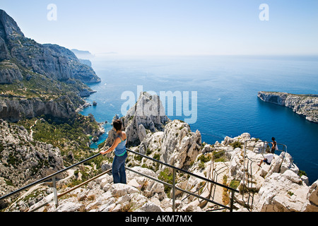 Calanques bei Marseille, Sugiton. Provence, Frankreich. Stockfoto