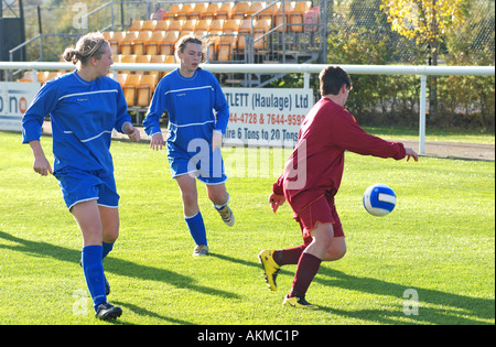 Frauenfußball auf Club-Ebene, Leamington Spa, England, UK Stockfoto