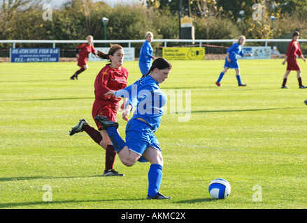 Frauenfußball auf Club-Ebene, Leamington Spa, England, UK Stockfoto