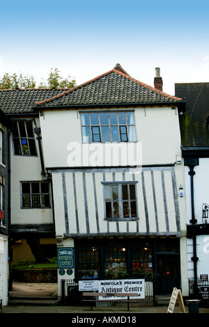 Krumm elisabethanisches Haus Norwich Stockfoto