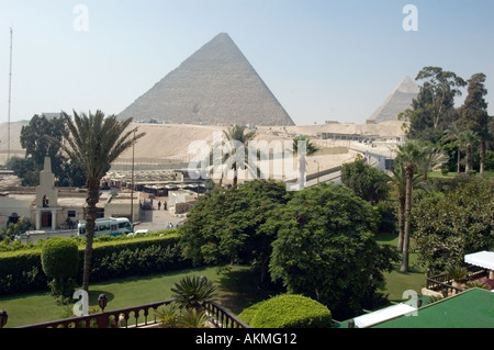 Pyramiden von Ghiza Kairo Ägypten Stockfoto