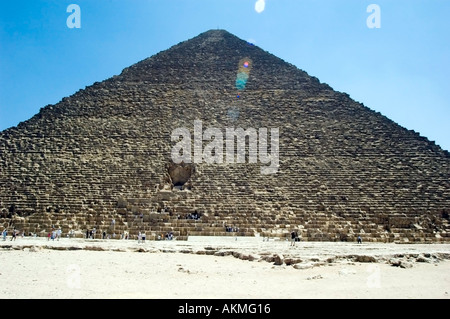 Pyramiden von Ghiza Kairo Ägypten Stockfoto