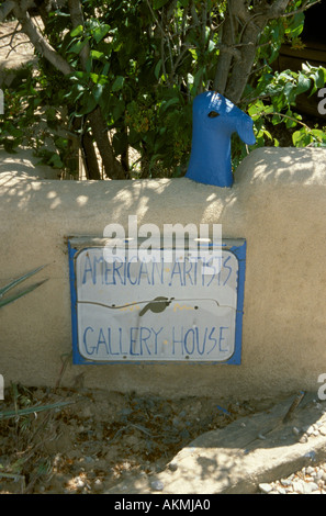 Amerikanische Künstler Galerie Haus Taos New Mexico USA Stockfoto