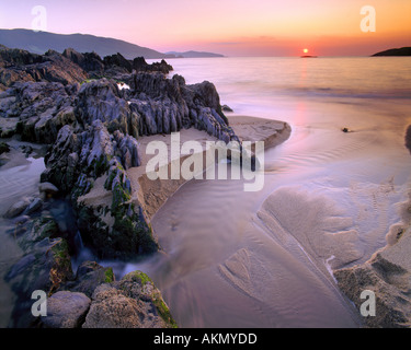 IE - CO. CORK: Sonnenuntergang über die Bucht von Allihies Stockfoto