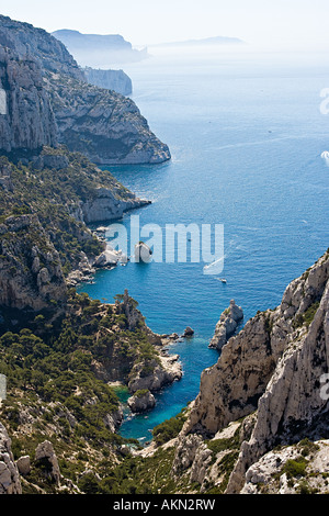Calanques bei Marseille, Sugiton. Provence, Frankreich. Stockfoto