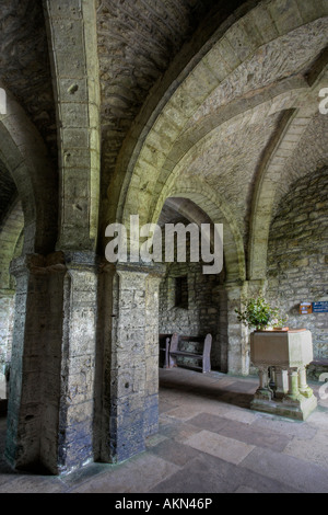 St. Aldhelms Kapelle, St Aldhelms Kopf, Isle of Purbeck, Dorset Stockfoto