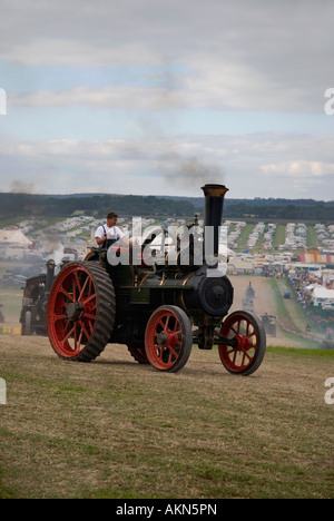 Dampf-Traktoren bei der 2007 Great Dorset Steam Fair Blandford Forum Dorset-England Stockfoto