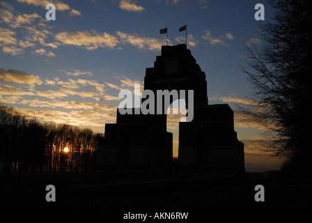 Thiepval-Denkmal, Somme Weltkrieg ein Schlachtfeld, Frankreich Stockfoto