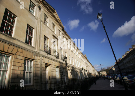 großen Pulteney Straße, entworfen von Thomas Baldwin in Bath, England Stockfoto