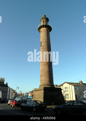 Oberen Leuchtturm in Fleetwood, Lancashire England Stockfoto