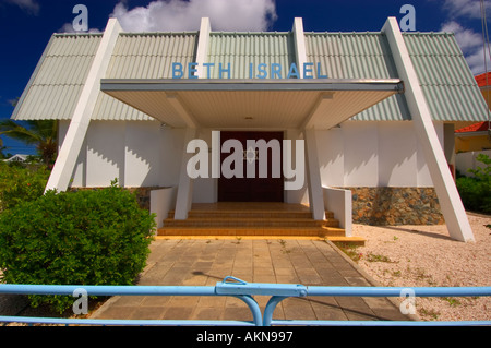 Beth Israel Synagoge, Oranjestad, Aruba, kleine Antillen, Karibik Stockfoto