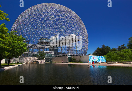 Biosphäre, Île Sainte-Hélène, Parc des Iles, Montreal, Quebec, Kanada Stockfoto