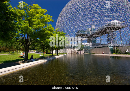 Biosphäre, Île Sainte-Hélène, Parc des Iles, Montreal, Quebec, Kanada Stockfoto