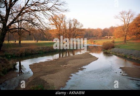 Fuerst-Pueckler-Park in Bad Muskau, Deutschland Stockfoto