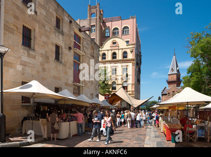 Sydney, Australien. Sunday Market, The Rocks, Sydney, New South Wales, Australien Stockfoto