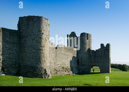 Irlands größte Burgruine, Trim Castle, County Meath, Irland, von Normannen erbaut Stockfoto