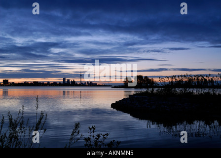 Morgendämmerung am Humber Bay-Toronto Stockfoto