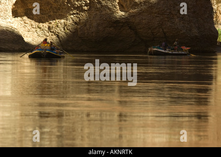 Rafting im Grand Canyon Nationalpark Herr Stockfoto