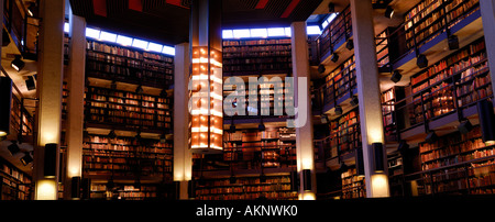 Thomas Fisher Rare Book Library Interiro Panorama University of Toronto Stockfoto