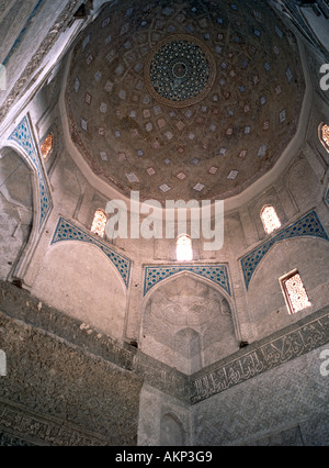 Freitags-Moschee, Varamin, Iran, Blick Richtung Kuppel Stockfoto