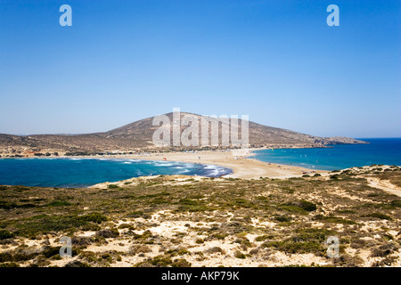 Blick über Prassionisi Beach Prassionisi Rhodos Griechenland Stockfoto