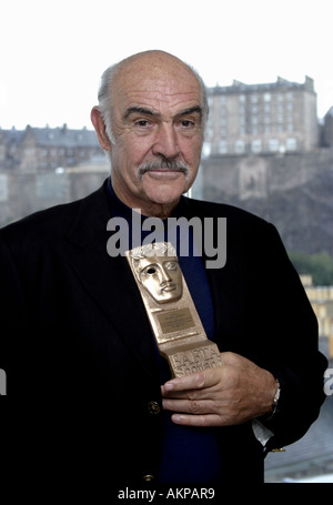 Sir Sean Connery in Edinburgh für sein Lebenswerk von Bafta Scotland award Stockfoto