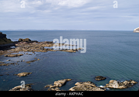 Blick vom Tantallon Castle in der Nähe von North Berwick in East Lothian, Schottland alten Hochburg der Douglas-clan Stockfoto